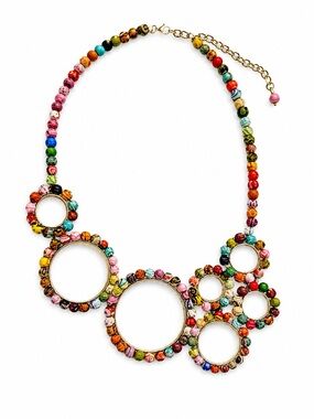 Kantha Spherical Necklace